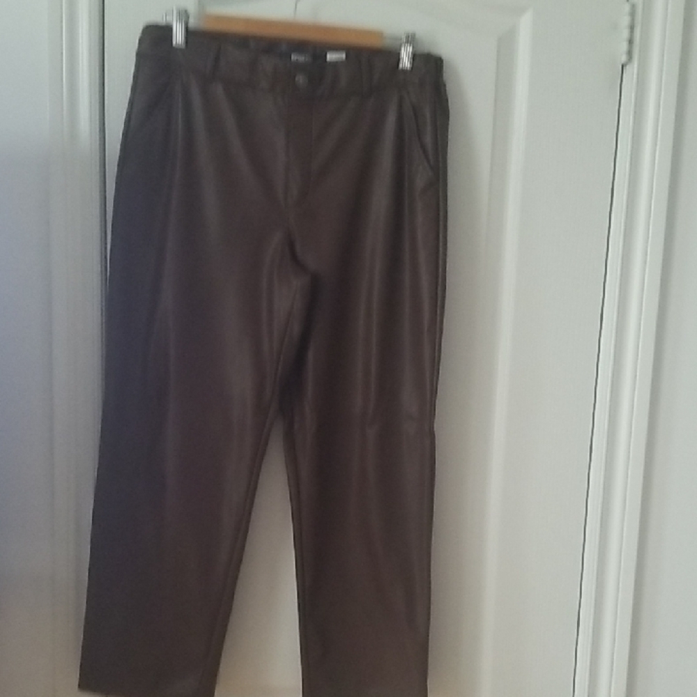 Rewash Womens Chocolate Brown Dress Pants